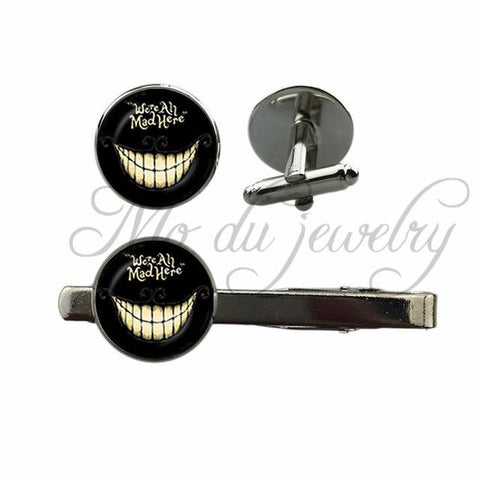 Skull & Crossbones Cufflinks + Tie Clip