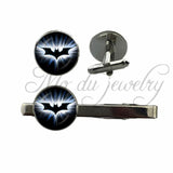 Skull & Crossbones Cufflinks + Tie Clip